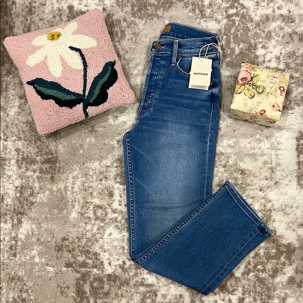 Mother Women's Blue Jeans TomCat